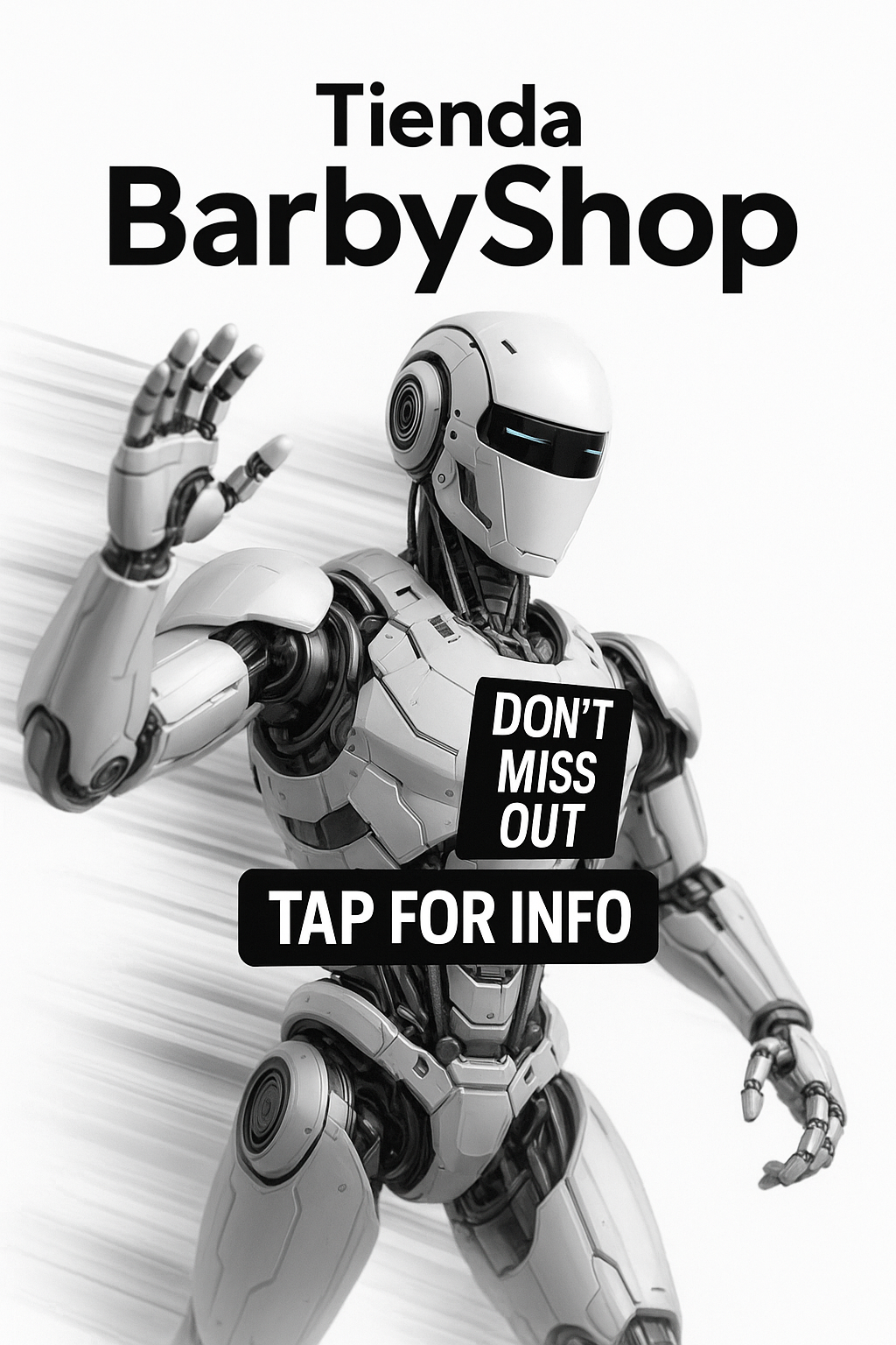 Robot Premium de Resistencia – Camiseta Edición BarbyShopp